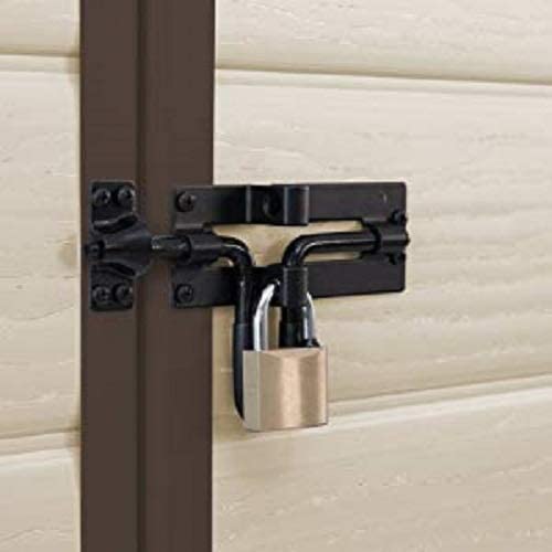 Keter 6′ x 8′ Manor Plastic Garden Storage Shed – Beige - Image 3