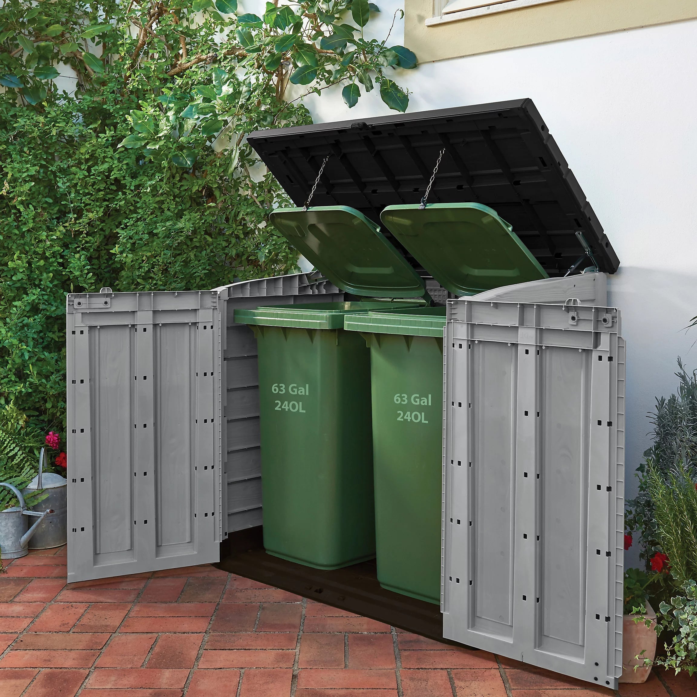Keter Store-It-Out Max 1200L Plastic Garden Storage β Grey - Image 8